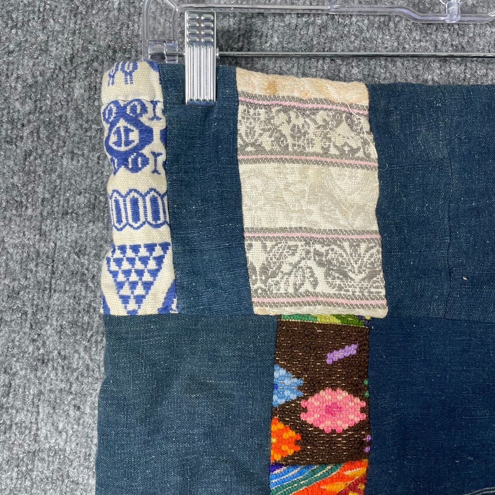 Patchwork Backpack Tote Bag‎ Colorful Hippie Hobo Boho Lined Sack Retro Cotton - Picture 3 of 16